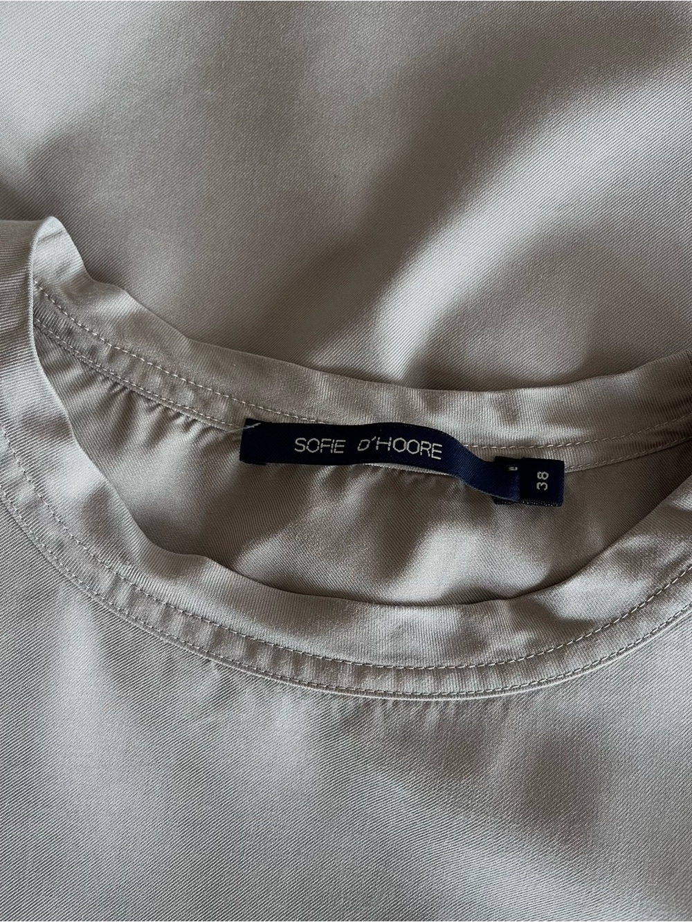 SOFIE D’HOORE BACH SILK BLOUSE SHIRT - Picture 5 of 5
